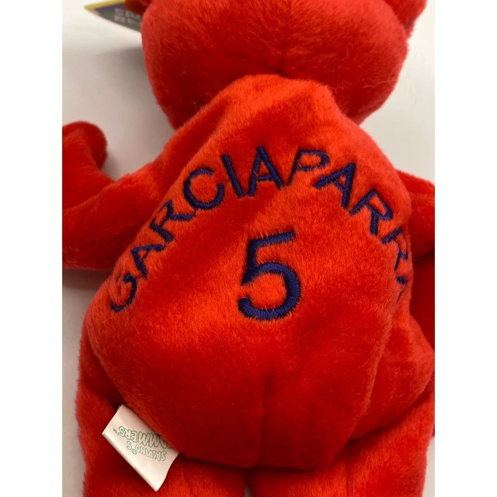 Vintage Salvinos Bammers Nomar Garciaparra 5 Opening Day Red Teddy Bear‎ Plush